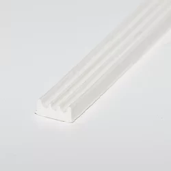 Glasbånd 4x9mm Hvid